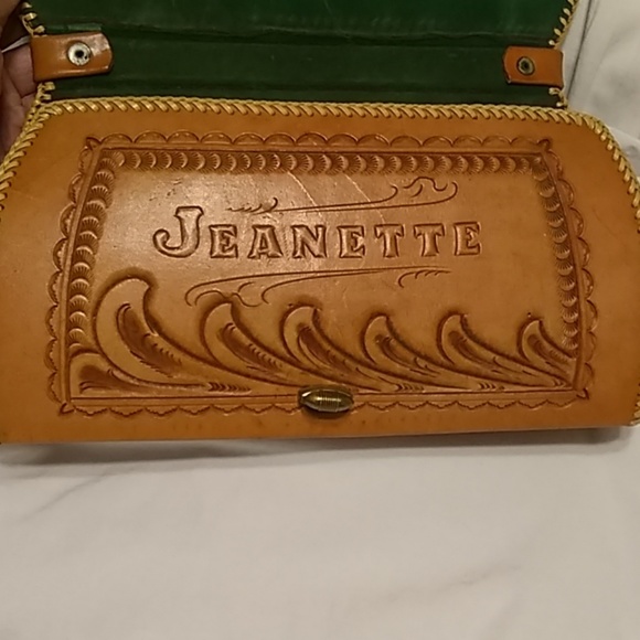 Vintage leather handbag - Picture 5 of 8